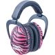 Pro Ears Ultra Sleek Headset, Pink Zebra, PEUSPZ