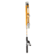 ProFISHiency DMF Dock Spincast Micro Combo, 6 lb line 34in Fiberglass Rod, EVA Grip, w/ Bobber, Hooks, and Sinkers On Pack, DMFDC