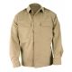Propper BDU 2-Pocket Coat, 65/35 Poly/Cotton Battle Rip, Size Small-Short, Khaki