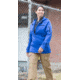 Propper Womens 314 Hooded Sweatshirt,Royal Blue,Large F54993S456L