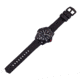 ProTek Carbon USMC Dive Watch, Carbon Case/Black&amp;Red Dial/Black Strap, One Size, PT1012