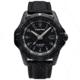 ProTek Model PT2202 Steel Dive Analog Watch, 42mm Case Diameter, Black PVD Steel Bezel, Italian Leather Strap, PT2202