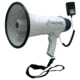 Pyle Pro Professional Dynamic Megaphone with Recording Detachable Microphone, White PMP45R