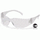 Pyramex 4100 Series Safety Glasses - Clear-Hardcoated Anti-fog Lens, Clear Frame S4110ST