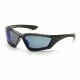 Pyramex Accurist Black Padded Frame/Blue Mirror Lens, Box SB8775DP