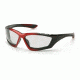 Pyramex Accurist Black/Red Padded Frame/Clear Anti-Fog Lens, Box SBR8710DTP
