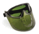 Pyramex Capstone goggle with shield IR3 Lens and Green Tinted Faceshield Attachment GG504TSHIELDIR3