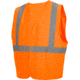 Pyramex Class 2 Solid Hi-Vis Safety Vest, Orange, Large, RVHL2920L