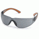Pyramex Cortez Safety Glasses - Gray Lens, Orange Temples Frame SO3620S