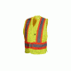 CSA Lumen-X Vest w/Contrasting Reflective Tape, Flame Retardant, Hi-Vis Lime, Med-XL