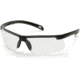 Pyramex Ever-Lite Ever-Lite Safety Glasses w/Clear H2MAX Anti-Fog Lens, Black, SB8610DTM