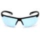 Pyramex Ever-Lite Ever-Lite Safety Glasses w/Infinity Blue H2X Anti-Fog Lens, Black, SB8660DT