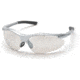 Pyramex Fortress Safety Glasses - Indoor/Outdoor Mirror Lens, Silver Frame SS3780D