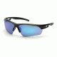 Pyramex Ionix Black Frame Ice Blue Mirror, Box SB8165D