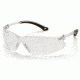 Pyramex Itek Safety Glasses - Clear Temple Frame and Clear Anti Fog Lens S5810ST