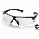 Pyramex Onix Safety Eyewear - Clear Anti-Fog Lens, Black Frame SB4910ST
