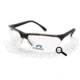 Pyramex Rendezvous Readers Glasses - Clear + 1.0 Lens, Black Frame SB2810R10