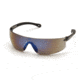 Pyramex Provoq Safety Glasses,Blue Mirror Frame, Blue Mirror Lens S7275S
