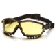 Pyramex V2G Safety Eyewear - Amber Anti-Fog Lens, Black Frame GB1830ST