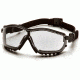 Pyramex V2G Safety Glasses - Clear Anti-Fog Lens, Black Frame GB1810ST
