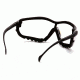 Pyramex V2G Safety Glasses - Clear Anti-Fog Lens, Black Frame GB1810ST