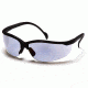 Pyramex Venture II Safety Eyewear - Blue Indoor/Outdoor Mirror Lens, Black Frame SB1885S