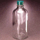 Qorpak Boston Round Bottles, Narrow Mouth, Qorpak 7709A With Tinfoil-Lined Black Phenolic Cap