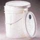 Qorpak Pails and Lids, High-Density Polyethylene, Qorpak 3J03B Pails 13.2 L (3.5 gal.)