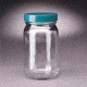 Qorpak Standard Bottles, Wide Mouth, Qorpak 7772 With Pulp/Vinyl-Lined Black Phenolic Cap