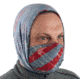 Quagga Multifunctional Headgear/ Balaclava, Red/White/Blue, One Size, P21700 RWB, EDEMO1