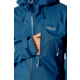 Rab Downpour Mountain Jacket - Mens, Tempest Blue, Large, QWI-11-TMB-LRG