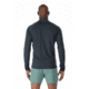 Rab Sonic Long Sleeve Zip - Mens, Beluga, Large, QBL-03-BEL-LRG