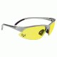 Radians Bone Collector Trigger Youth Shooting Glasses Amber Lens/Silver Frame