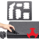 RAGAR 21.75in x 17in XP Crosslinked Foam Insert, Charcoal Gray, Extra Large, RG00041-XP