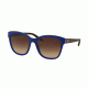 Ralph Lauren RL8143 Sunglasses 554713-55 - Shiny Blue Navy Frame, Gradient Brown Lenses