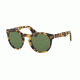 Ralph Lauren RL8146P Sunglasses 500452-49 - Spotty Havana Frame, Light Green Lenses