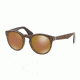 Ralph Lauren RL8146P Sunglasses 5645F9-49 - Top Python On Brown Vintage Frame, Mirror Bronze Lenses