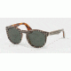 Ralph Lauren RL8146P Sunglasses 567231-49 - New Pied De Poule Frame, Green Lenses