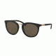 Ralph RA5207 Sunglasses 105873-52 - Matte Black Frame, Smoke Solid Lenses