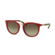 Ralph RA5207 Sunglasses 15058E-52 - Red/tokyo Tortoise Frame, Green Gradient Lenses