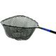 Ranger Landing Net Rubber Netting Tangless 45-65in Handle 22x20 Pear Hoop Sz, 3600