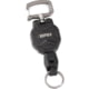 Rapala Retractable Laynard, 28in Cord Length, 6 oz Hang Weight Capacity, 360 Degree Rotating Carabiner Clip, Quick Release, RL3