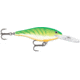 Rapala Shad Rap Crankbait 2 3/4in, 5/16 oz, Floating, Green Tiger UV, SR07GTU