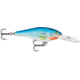 Rapala Shad Rap Crankbait 2 3/4in, 5/16 oz, Floating, Holographic Blue Shiner, SR07HBSH