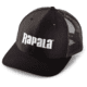 Rapala Trucker Cap, Black/Black Mesh Center Logo, RTC102