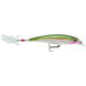 Rapala X-Rap Jerkbait, Suspending, Olive Green, 4in, 7/16oz, XR10OG