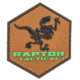 Raptor Tactical Dead Lizard Society Patch, Light Brown, DLSP