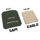 Raptor Tactical Side Plate Pockets, MOLLE/Velcro, 5.5L x 6.5W, MultiCam, RT-SPP-MC-5.5x6