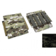 Raptor Tactical Side Plate Pockets, MOLLE/Velcro, 5.5L x 6.5W, MultiCam Black, RT-SPP-MCB-5.5x6