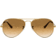 Ray-Ban Aviator Large Metal RB3025 Sunglasses, Arista Crystal Brown Gradient, RB3025 001/51-5514